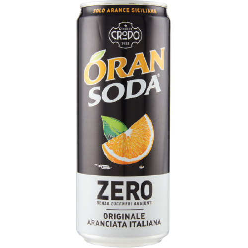ORANSODA ZERO SODA ORANGE SANS SUCRE