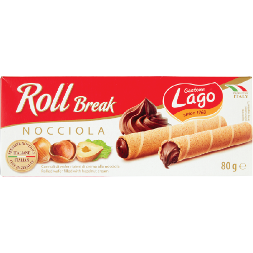 ROLL NOISETTE - GAUFRETTES FOURRÉES