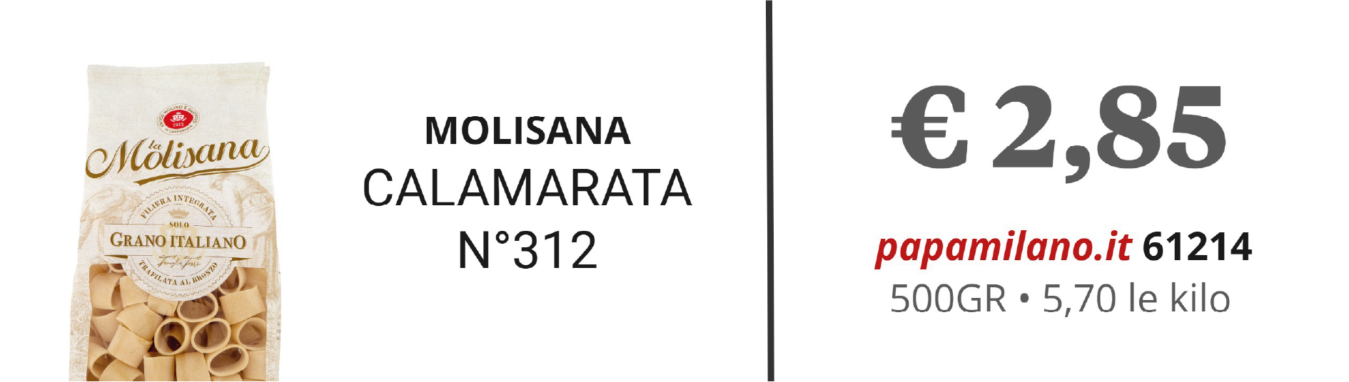 MOLISANA CALAMARATA N°312