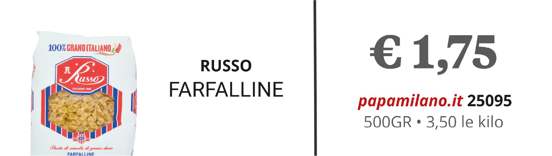 RUSSO FARFALLINE