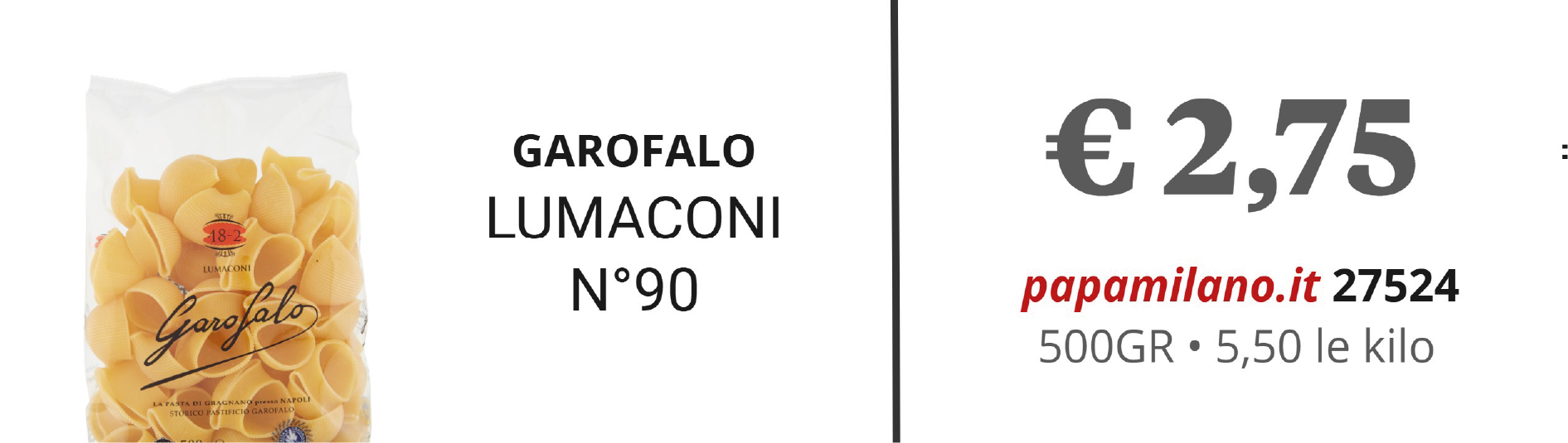 GAROFALO LUMACONI N°90